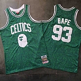 Celtics 93 Bape Green Swingman Jersey,baseball caps,new era cap wholesale,wholesale hats